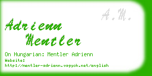 adrienn mentler business card